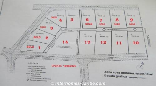 thumbnail for SOSUA: BUILDING LOTS FROM 593 M² TO 872 M² (6,383 FT² TO 9,388 FT²) IN A NEW PRIVATE RESIDENTIAL COMMUNITY WITH NO MONTHLY HOA COSTS