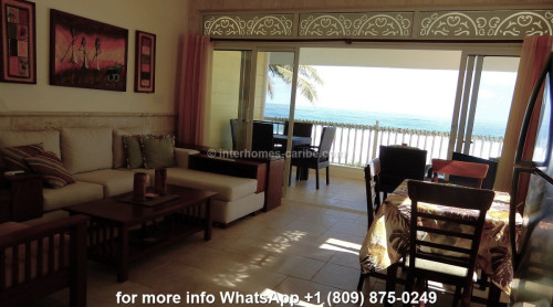 photos for SOLD - CABARETE: FIRST-LINE ON THE BEACH, EXCLUSIVE 2-BEDROOM APARTMENT