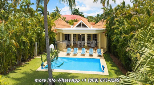 photos for S O L D - SOSUA: WELL-MAINTAINED 2-BEDROOM VILLA WITH LARGE LOT