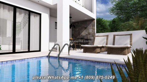 photos for CASA LINDA: PRE-SALE-TOWNHOUSES WITH A PERFECTLY DESIGNED LIVING AREA, PRIVATE POOL AND PARKING