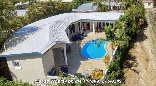 photos for SOSUA: EXPENSIVELY RENOVATED 3-BEDROOM VILLA WITH PERFECT POOL AND TERRACE AREA